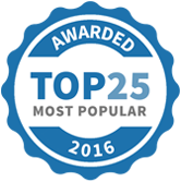 Top 25 Most Popular Home Improvement Specialists badge for 2016